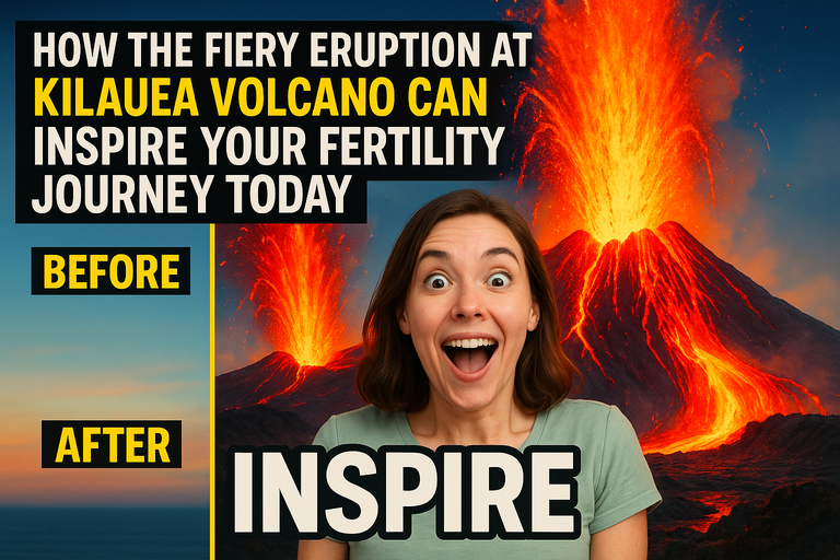 How the Fiery Eruption at Kilauea Volcano Can Inspire Your Fertility Journey Today