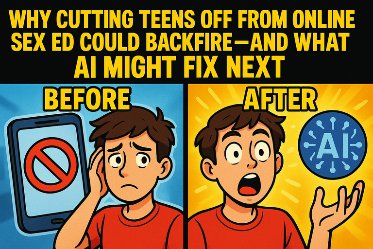 Why Cutting Teens Off From Online Sex Ed Could Backfire—And What AI Might Fix Next